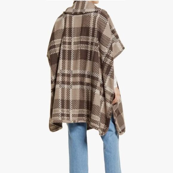 Treasure & Bond Fleece Plaid Jacket OS NWT - Picture 2 of 9